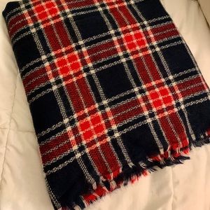 Forever 21 Plaid Blanket Scarf